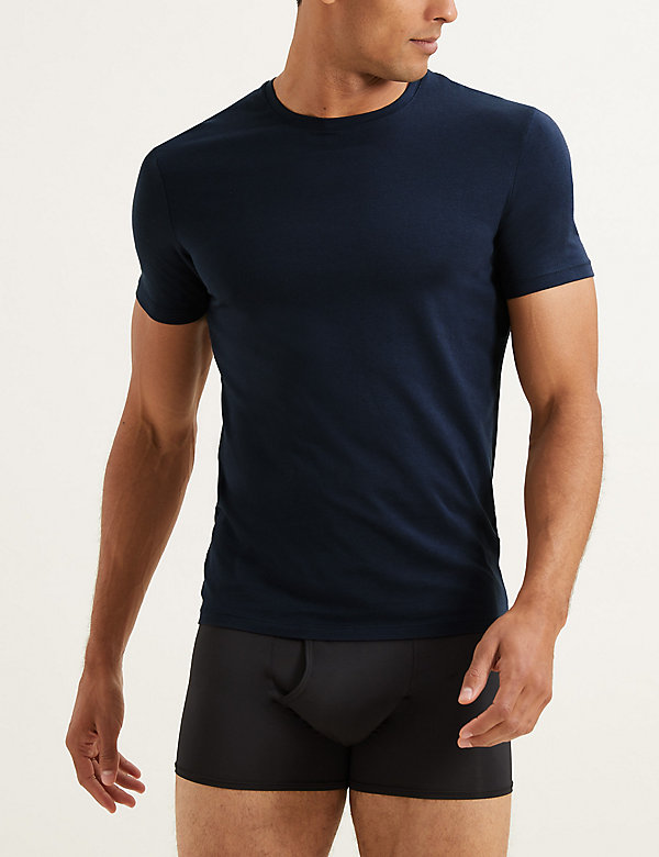 Supima® Cotton Blend T-Shirt Vest - MX