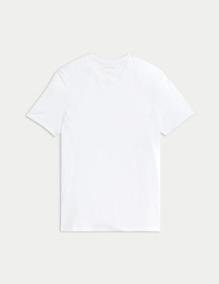 

Mens Autograph Supima® Cotton Blend T-Shirt Vest - White, White