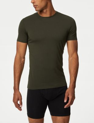 

Mens Autograph Supima® Cotton BlendT-Shirt Vest - Evergreen, Evergreen