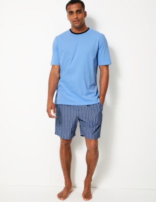 Men's cotton pyjama shorts set new arrivals