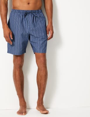 Men's cotton discount pyjama shorts set