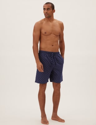 Mens cotton pyjama shorts new arrivals