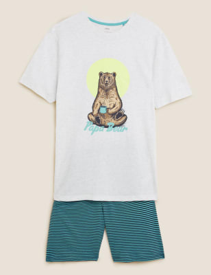 Pure Cotton Papa Bear Pyjama Set