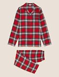 Men's Checked Family Christmas Pyjama Set