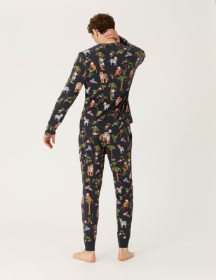 Christmas print pjs hot sale