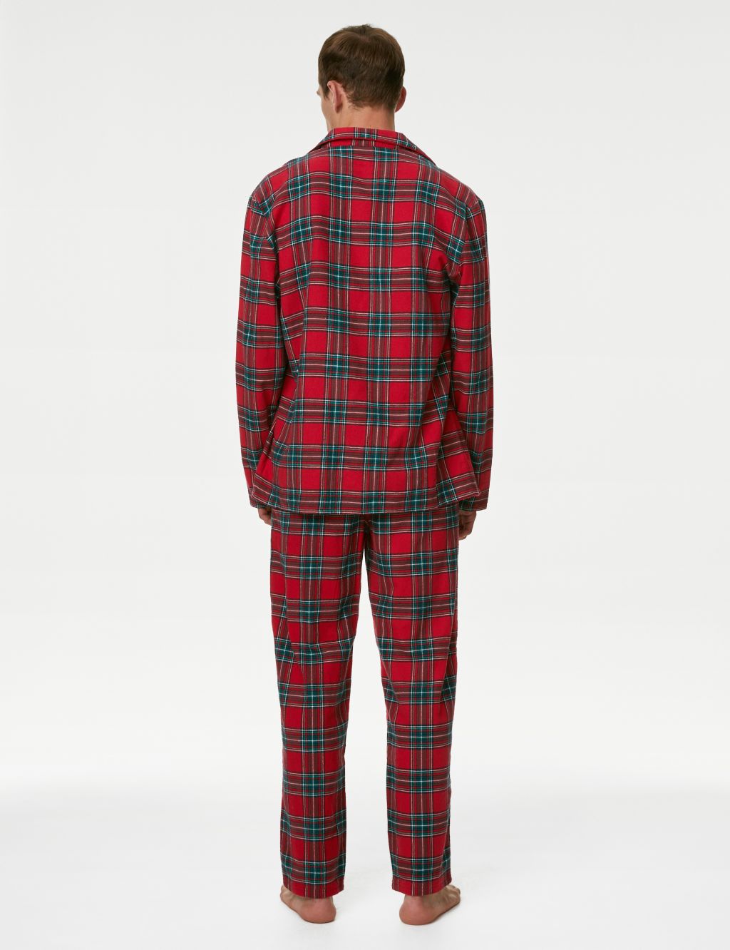 Men's Checked Family Christmas Pyjama Set image 6