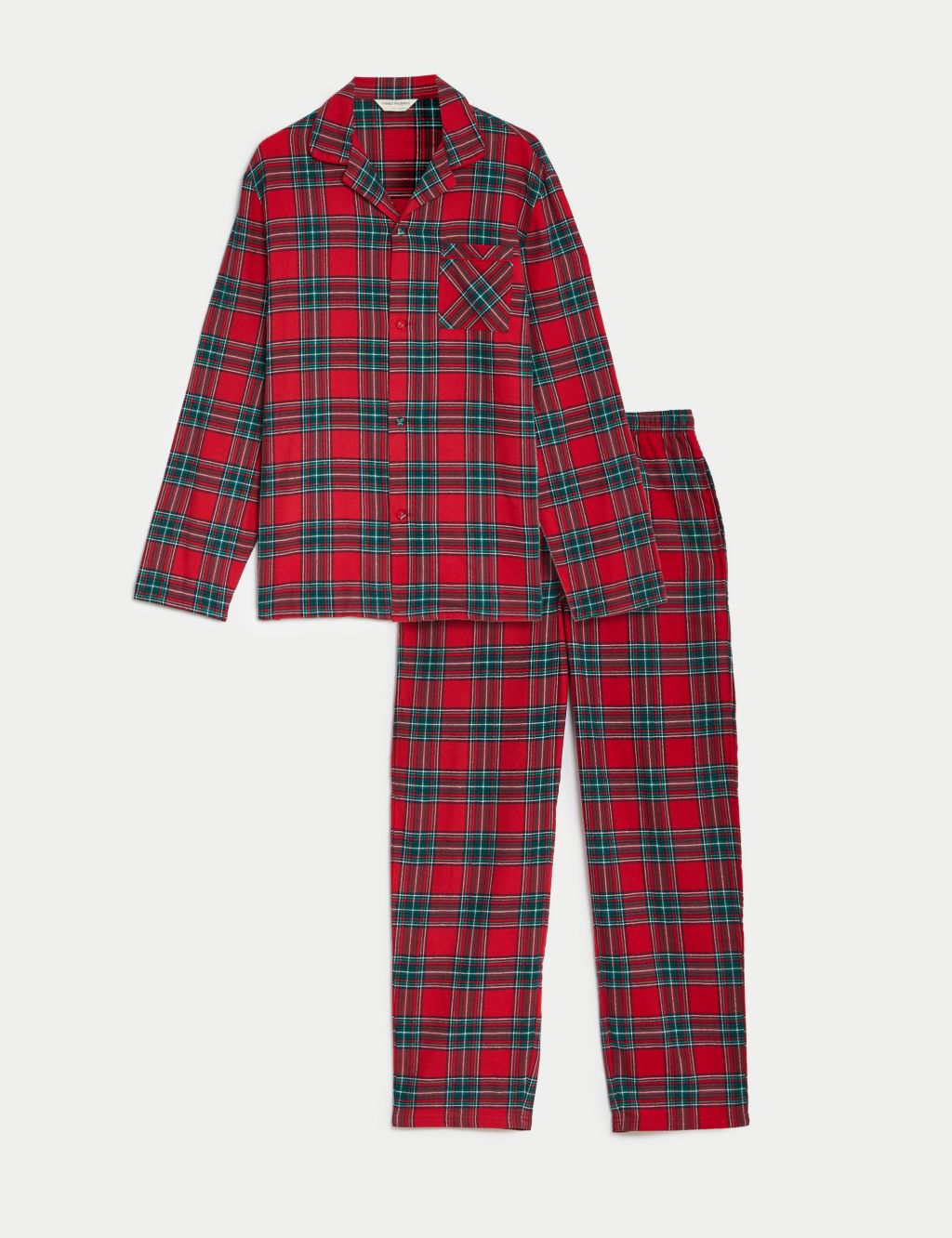 Men's Checked Family Christmas Pyjama Set image 2