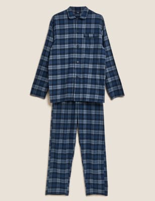 M&s brushed 2025 cotton pyjamas