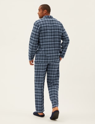 Brushed Cotton Checked Pyjama Set