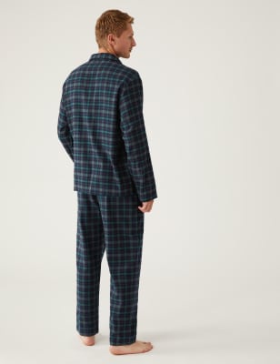 Brushed Cotton Checked Pyjama Set