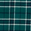 Longer Length Brushed Cotton Checked Pyjama Set - greenmix