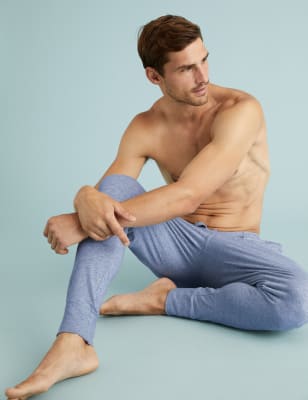 Cuffed pyjama bottoms men's new arrivals