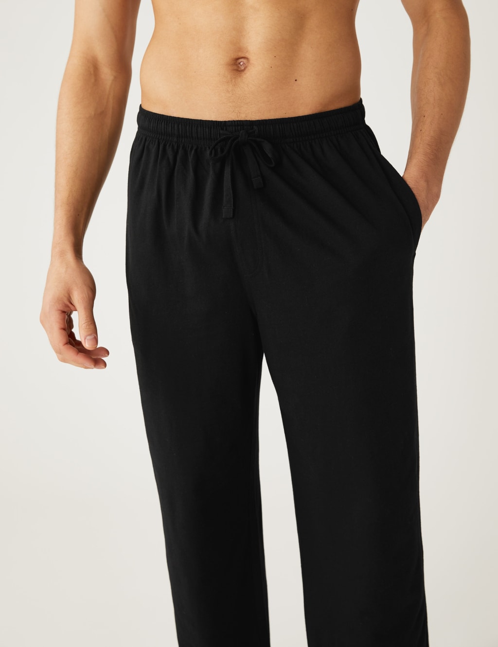 Cotton Rich Marl Effect Pyjama Set image 3