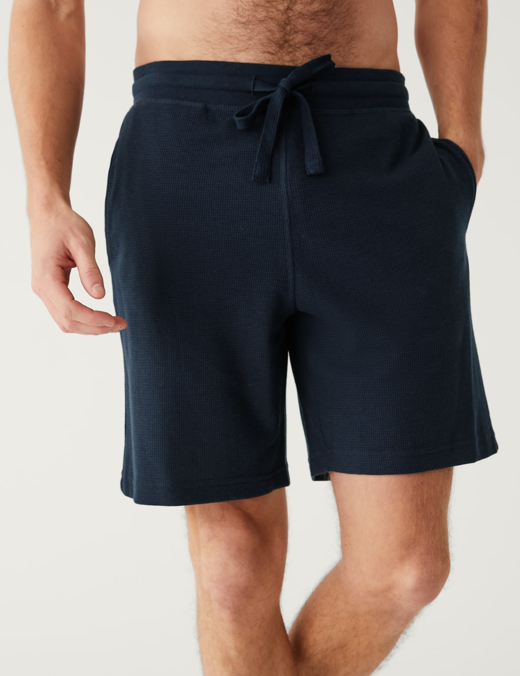 Cotton Supersoft Waffle Loungewear Shorts image 3