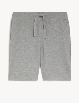 Cotton Supersoft Waffle Loungewear Shorts