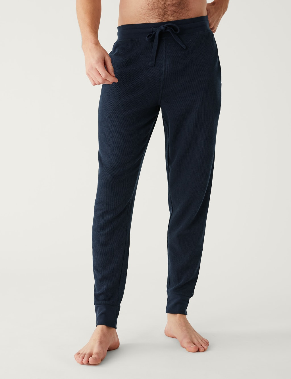 Cotton Supersoft Waffle Loungewear Bottoms image 2