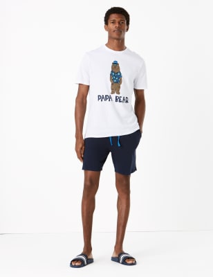 marks and spencer mens pyjama shorts