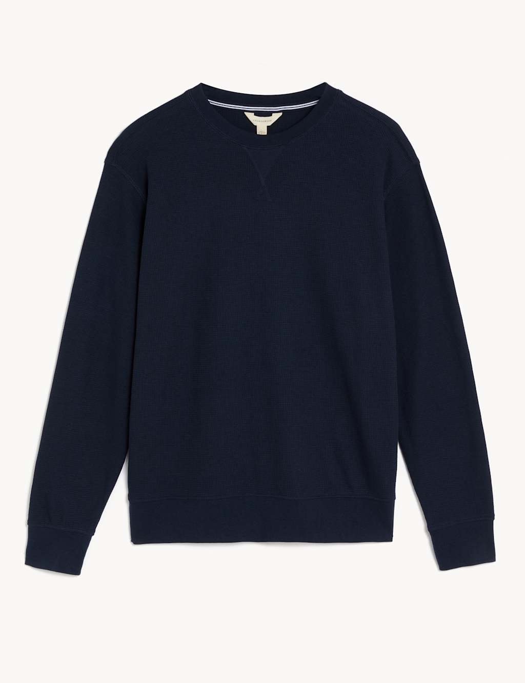 Cotton Supersoft Waffle Loungewear Sweatshirt