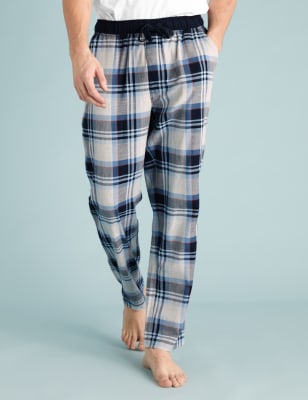 Womens checked best sale pyjama bottoms