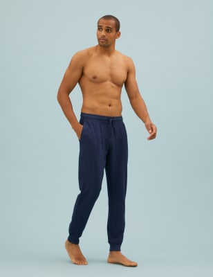 

Mens M&S Collection Loungewear Bottoms - Blue Marl, Blue Marl