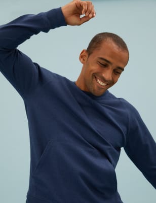 

M&S Collection Sudadera informal supersuaveMens - Blue Marl, Blue Marl