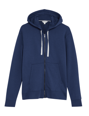 

Mens M&S Collection Cotton Rich Loungewear Hoodie - Indigo, Indigo