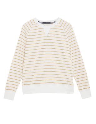 

M&S Collection Top informal supersuave con algodónMens - Ivory Mix, Ivory Mix