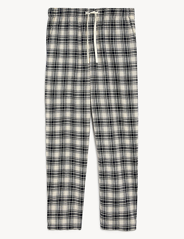 Bas de pyjama 100&nbsp;% coton à carreaux - LU