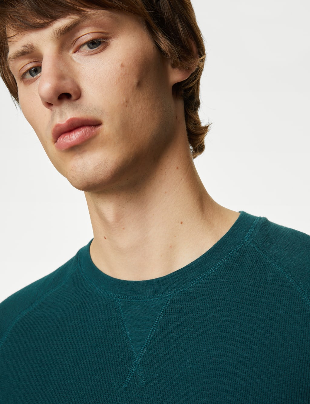 Pure Cotton Waffle Loungewear Sweatshirt image 5