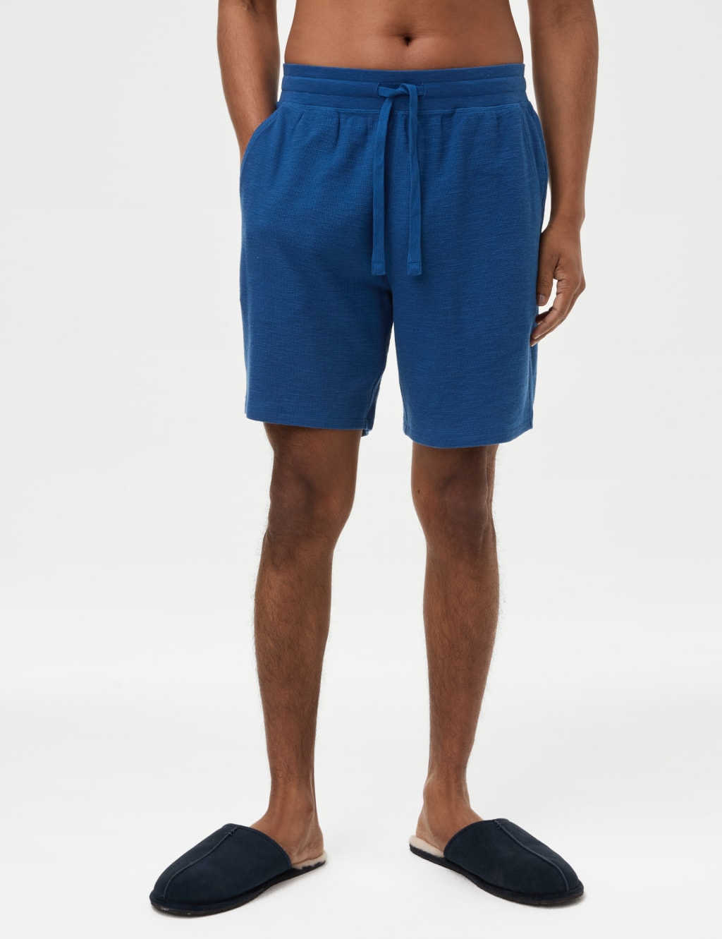 Pure Cotton Waffle Loungewear Shorts