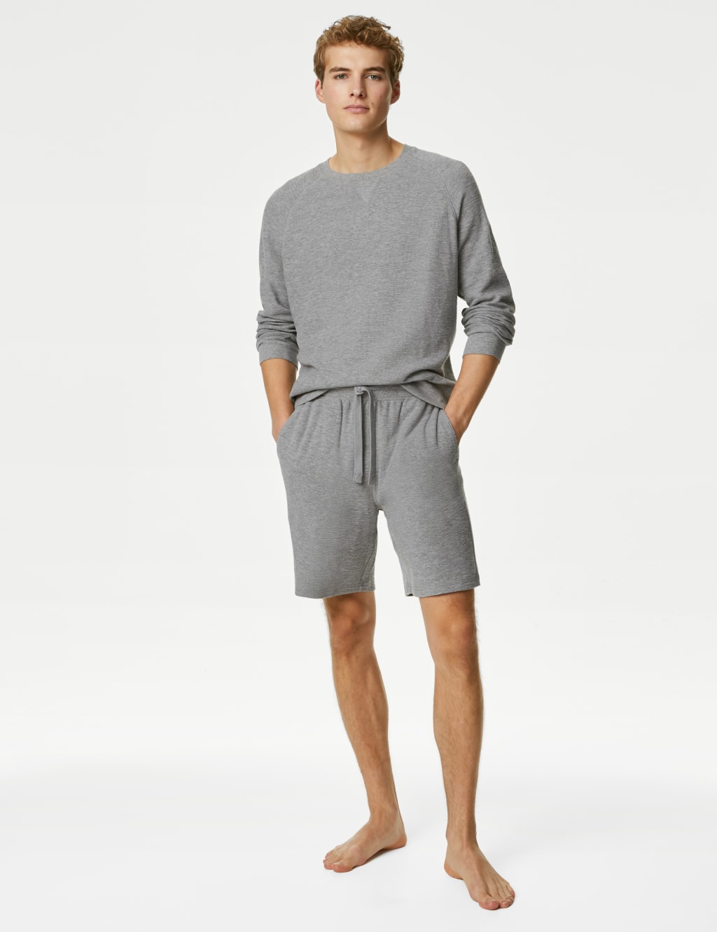 Pure Cotton Waffle Loungewear Shorts image 3