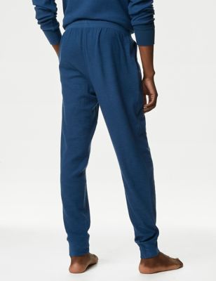 Pure Cotton Waffle Jogger Bottoms, M&S Collection