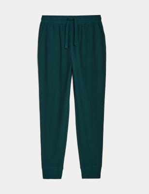 Pure Cotton Waffle Loungewear Bottoms