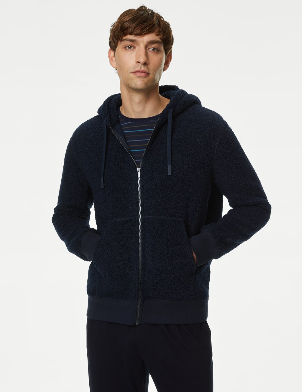Fleece Zip Up Hoodie image 3