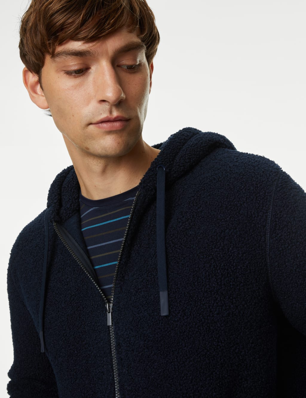 Fleece Zip Up Hoodie image 4