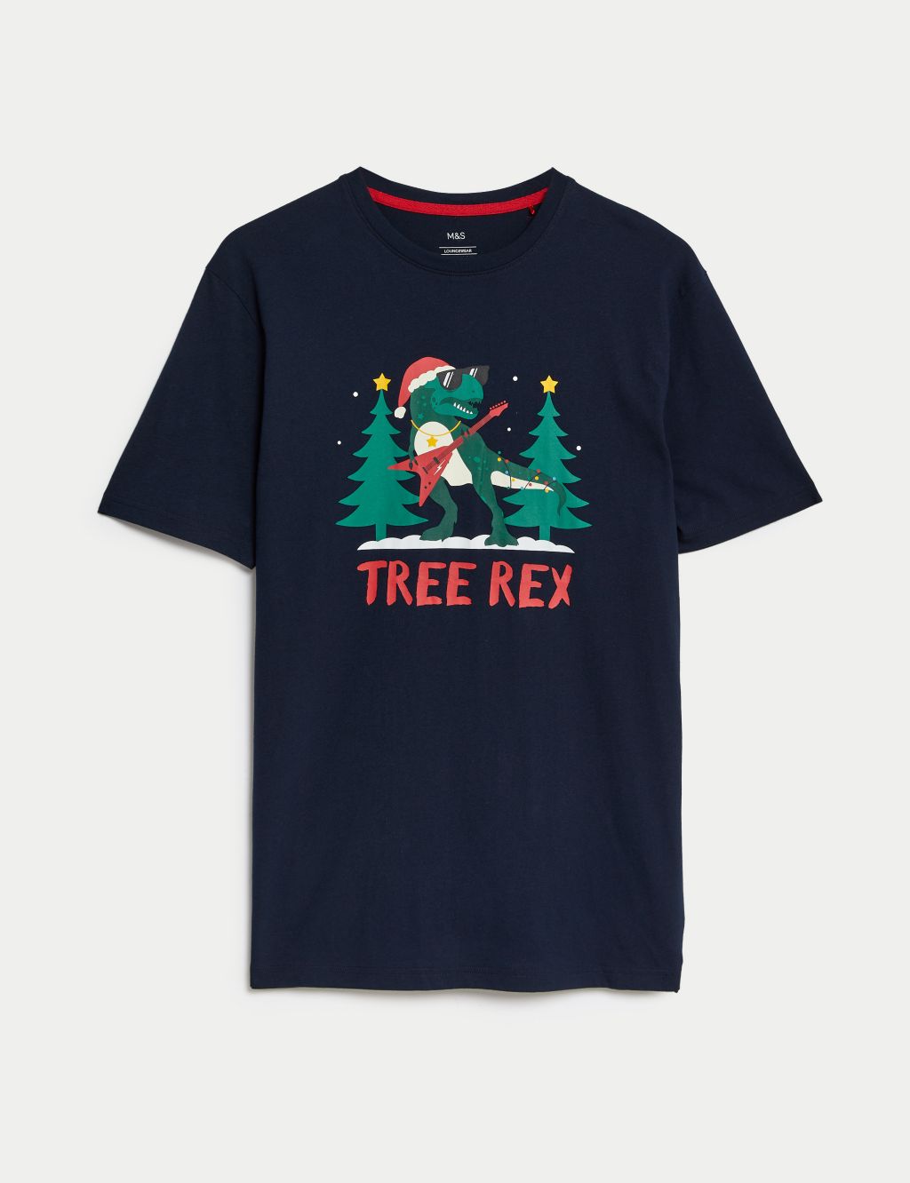Pure Cotton Tree Rex Loungewear Top