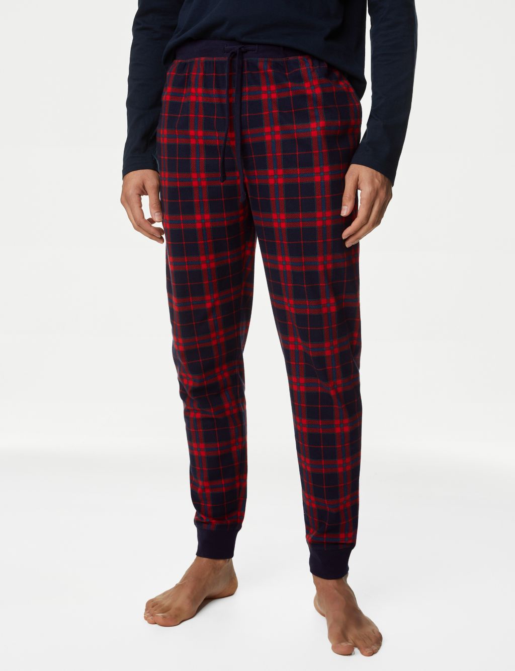 Supersoft Checked Loungewear Bottoms image 3