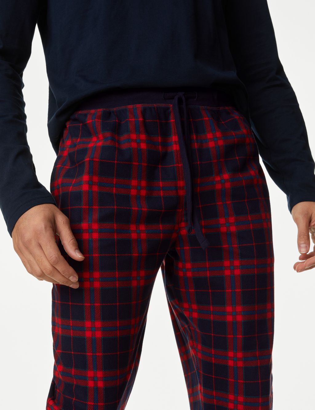 Supersoft Checked Loungewear Bottoms image 4