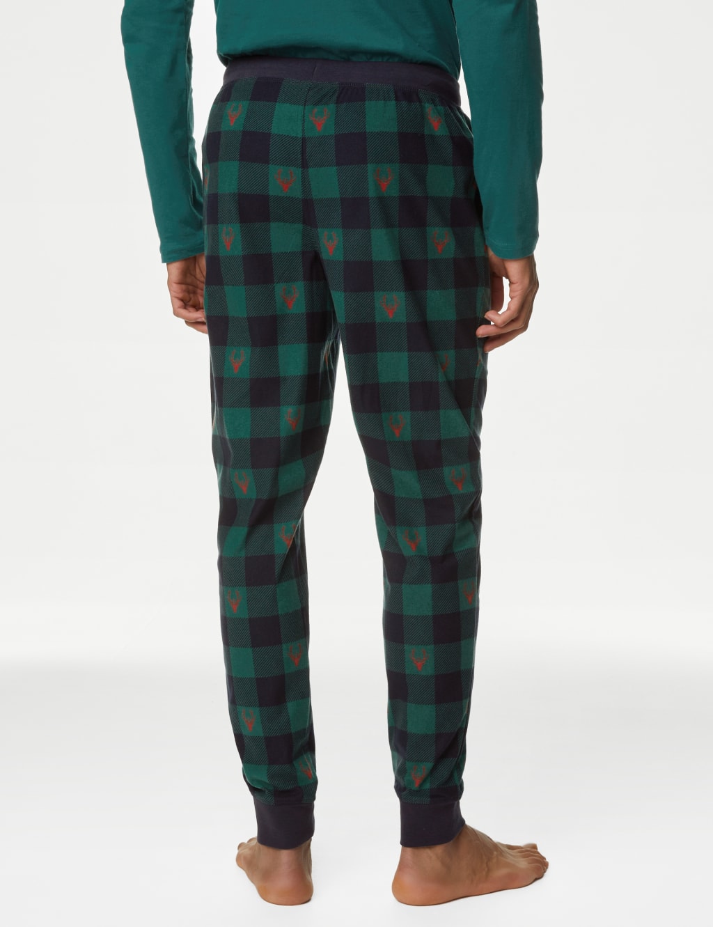 Supersoft Checked Loungewear Bottoms image 5