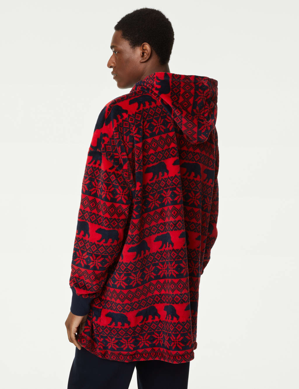 Fleece Supersoft Printed Oversized Hoodie image 5