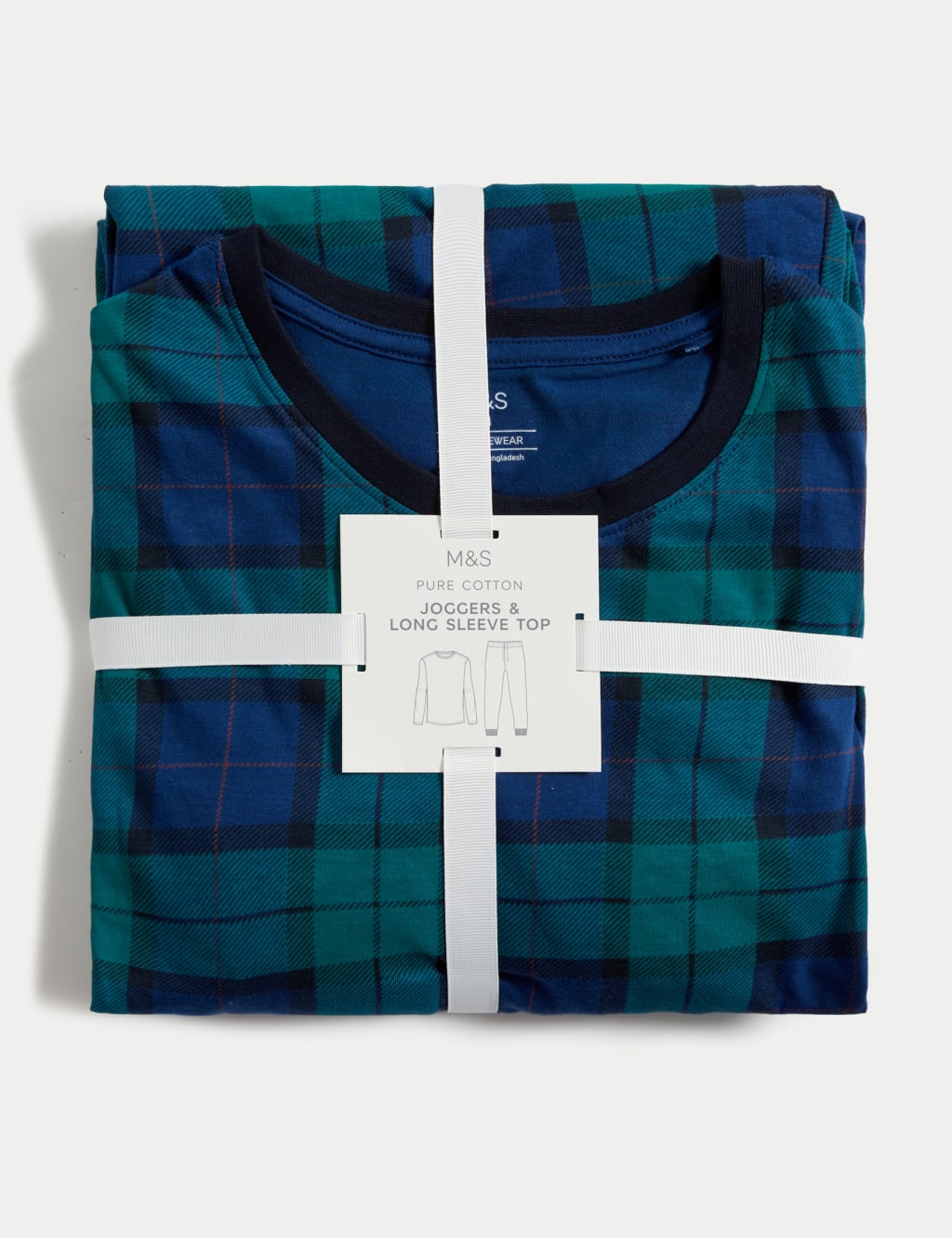 Pure Cotton Supersoft Checked Pyjama Set image 7