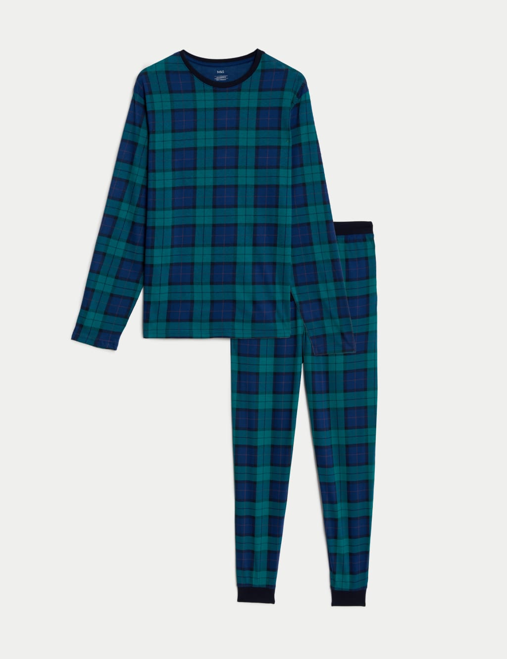 Pure Cotton Supersoft Checked Pyjama Set image 2