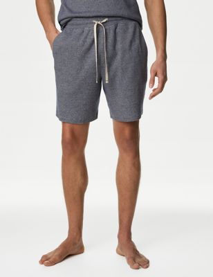 Pure Cotton Striped Loungewear Shorts - NZ