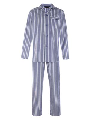 Pure Cotton Striped Pyjamas | M&S Collection | M&S