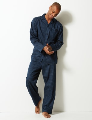 Cotton pyjama best sale set mens