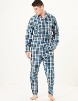 Pure Cotton Checked Pyjama Set