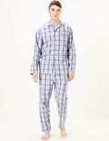 Pure Cotton Checked Pyjama Set