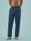 Pure Cotton Shadow Stripe Pyjama Set