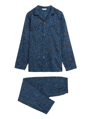 

M&S Collection Pijama 100% algodón con estampado floralMens - Navy Mix, Navy Mix