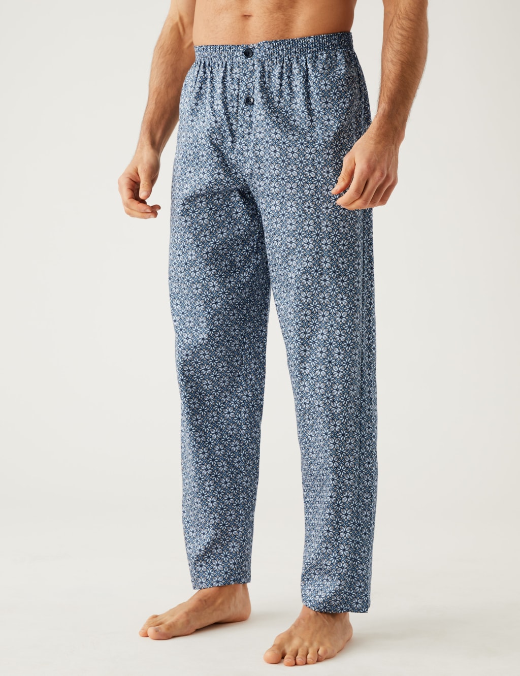 Pure Cotton Mosaic Print Pyjama Set image 3